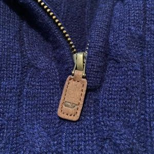 Vineyard Vines Cashmere 1/4 Zip Sweater